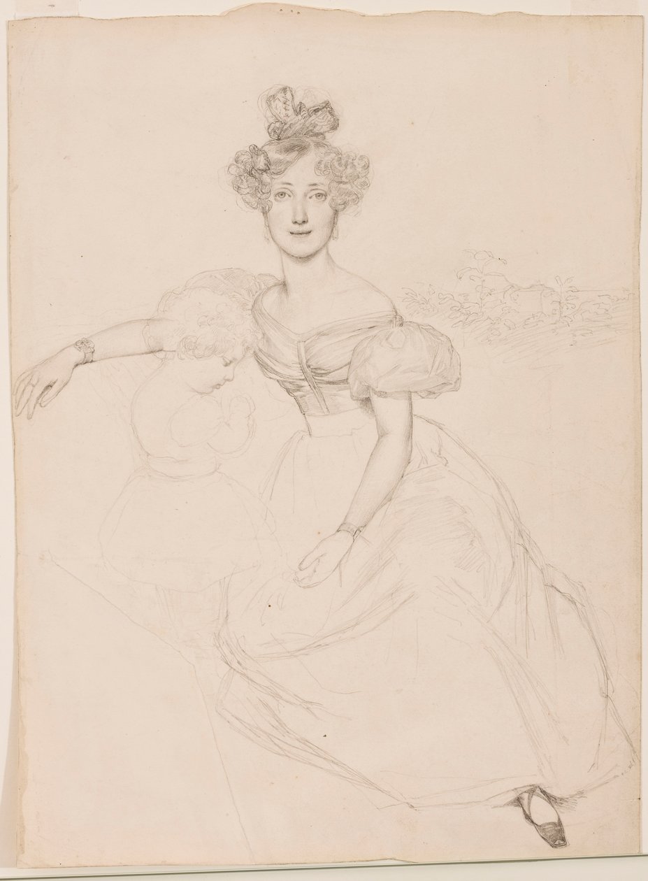 Granduchessa Sofia di Baden con suo Figlio, c.1831 da Franz Xaver Winterhalter