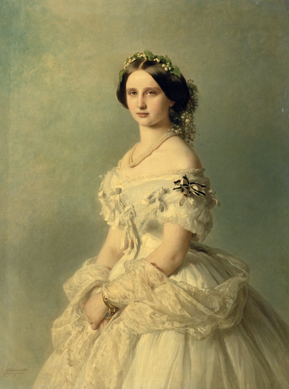 Ritratto della Principessa di Baden, 1856 da Franz Xaver Winterhalter