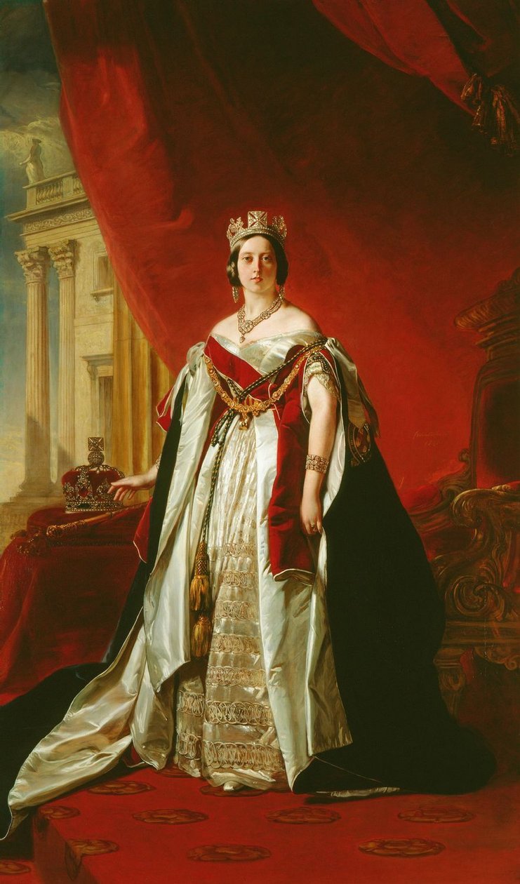Ritratto di Vittoria del Regno Unito da Franz Xaver Winterhalter