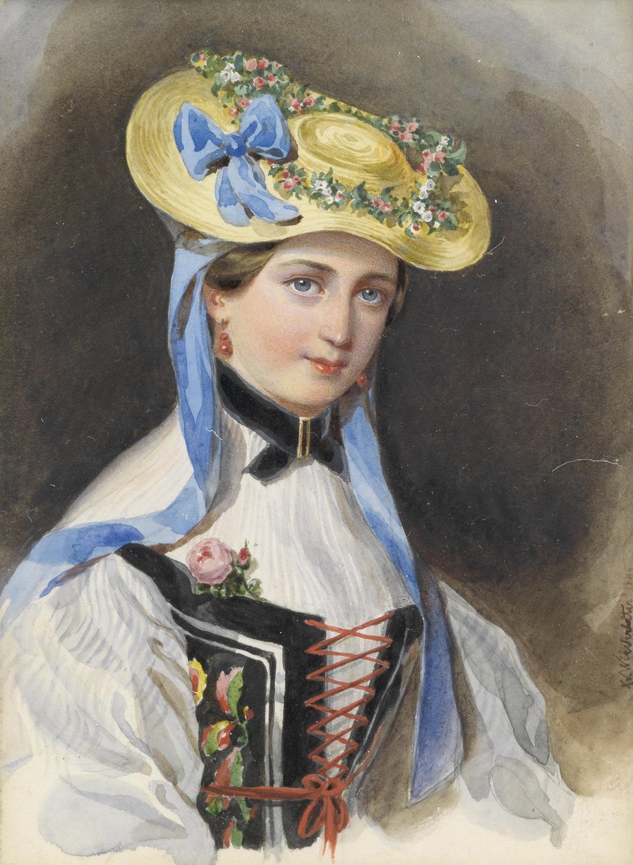 Principessa del Liechtenstein in costume da Franz Xaver Winterhalter