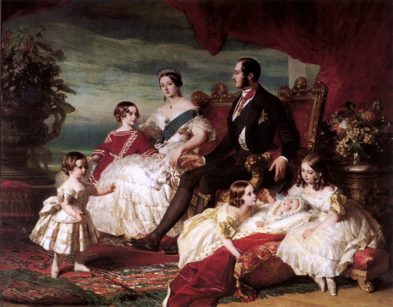 Regina Vittoria, Principe Alberto e figli da Franz Xaver Winterhalter