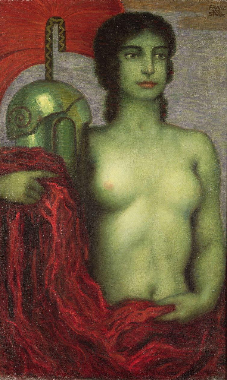 Athena, c.1923 da Franz von Stuck