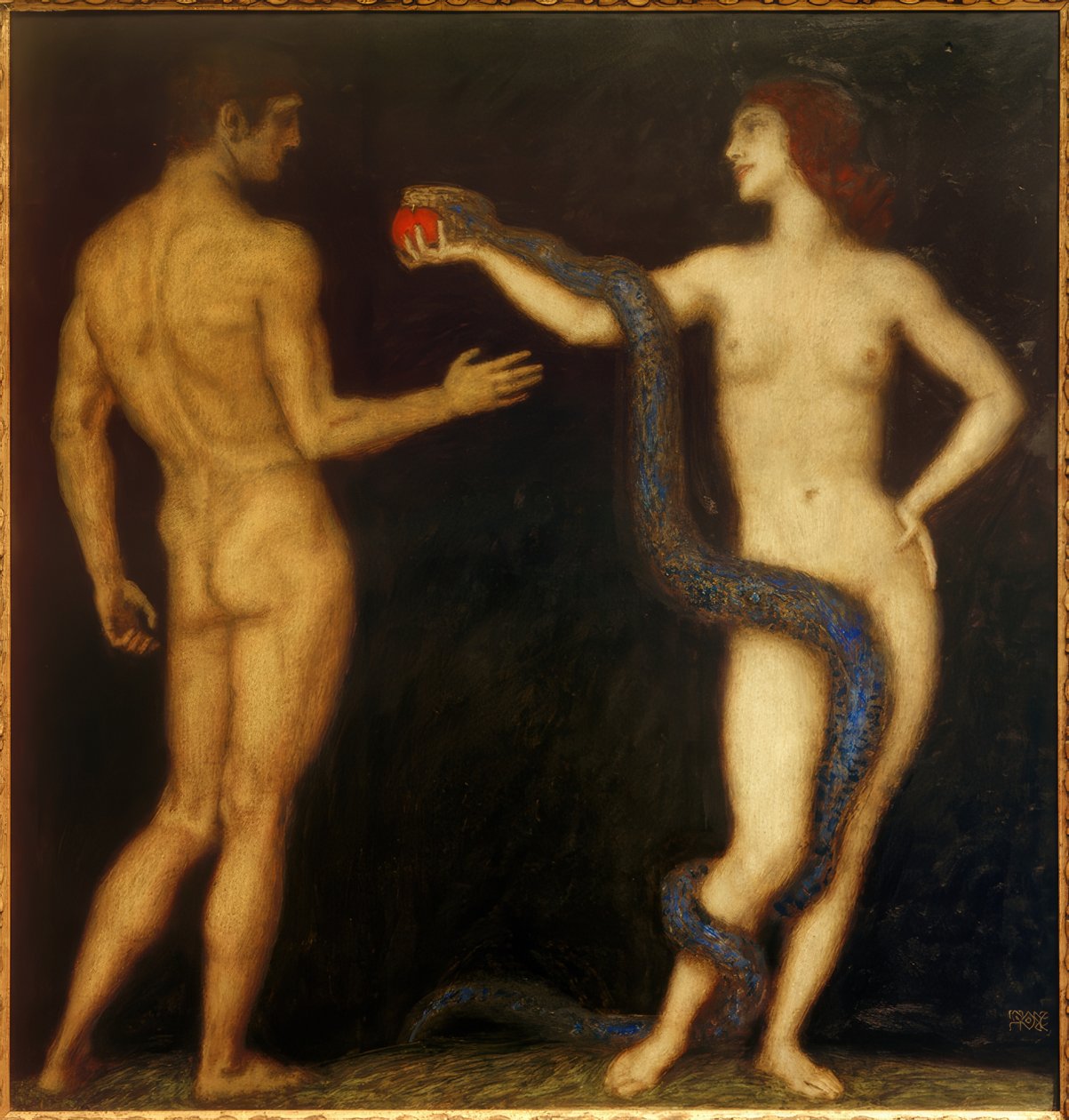 Adamo ed Eva da Franz von Stuck