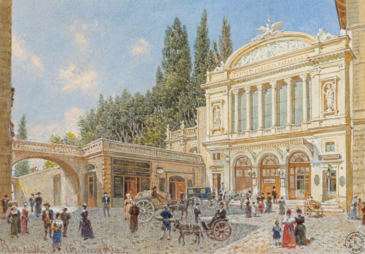 Teatro Nazionale a Roma da Franz Alt