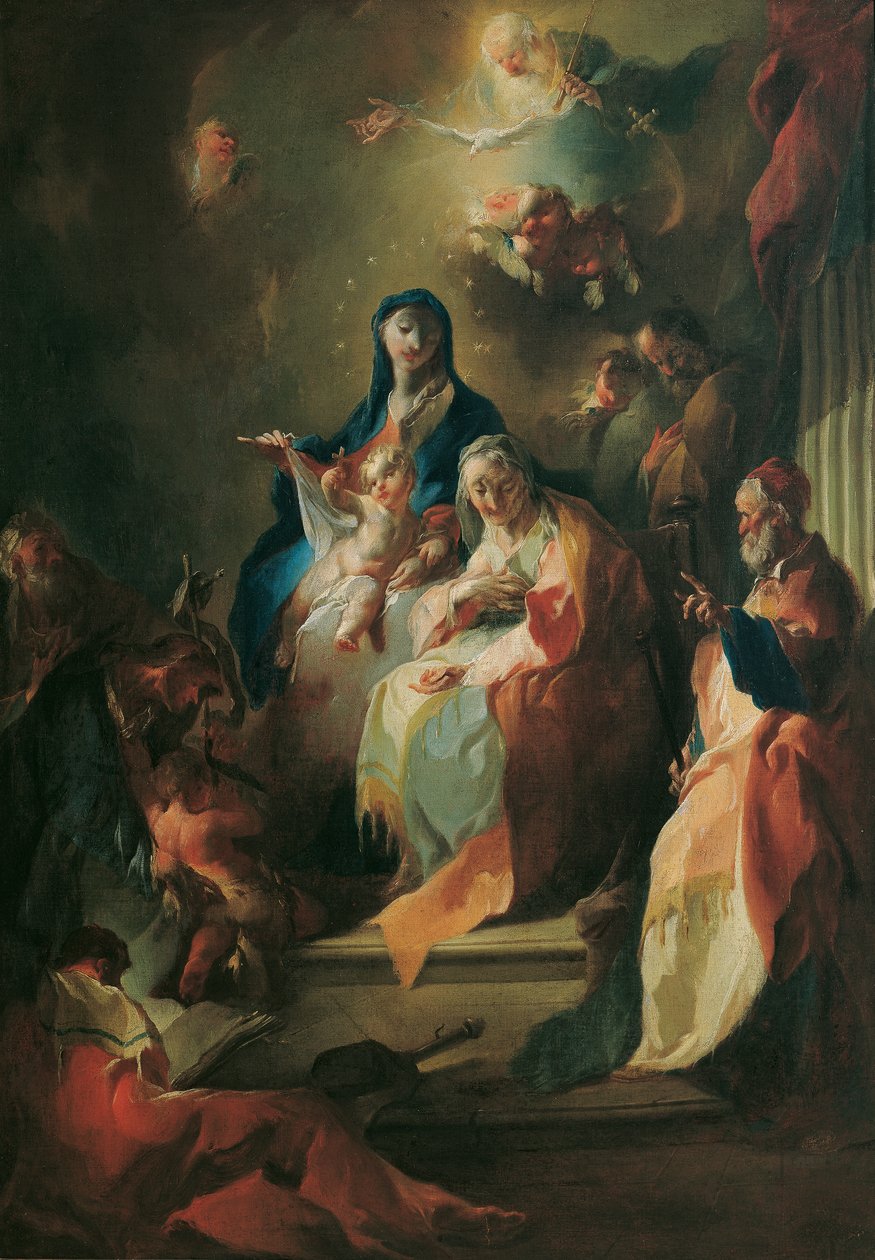 La Sacra Famiglia da Franz Anton Maulbertsch