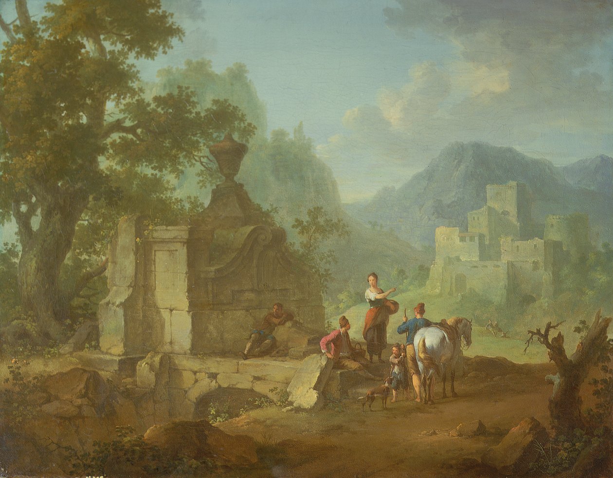 Paesaggio rustico, XVIII secolo da Franz Ferg