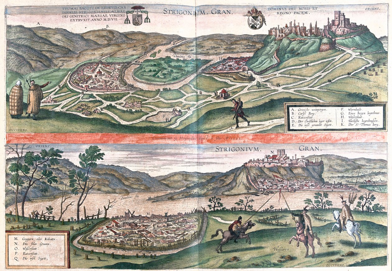 Esztergom, Ungheria da Franz Hogenberg