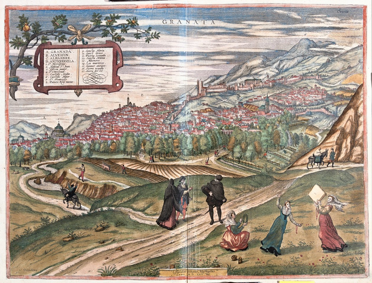 Granada, Spagna da Franz Hogenberg