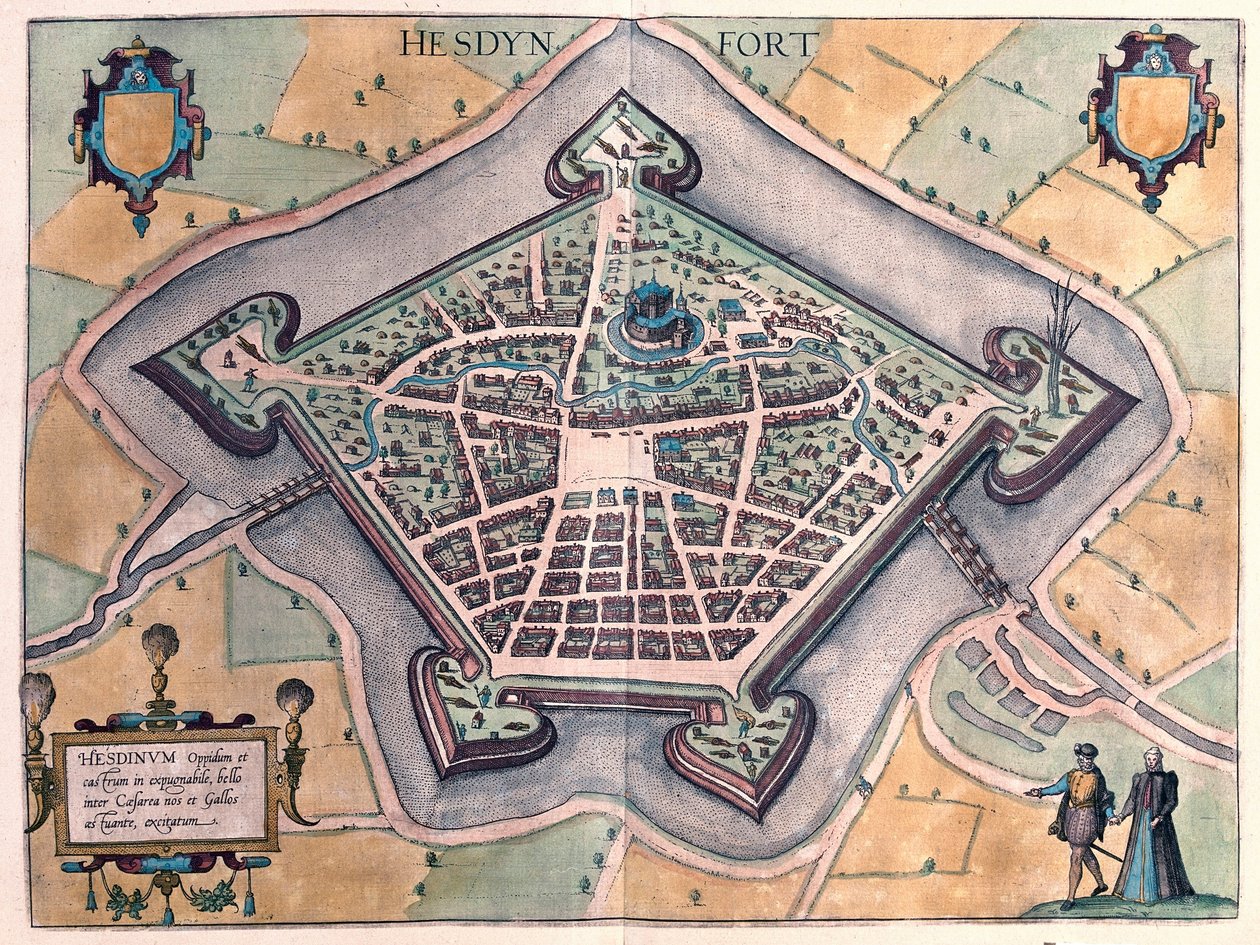 Hesdin, Francia da Franz Hogenberg