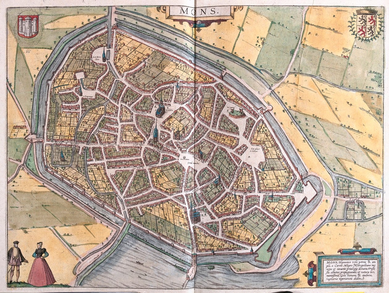Mons, Belgio da Franz Hogenberg