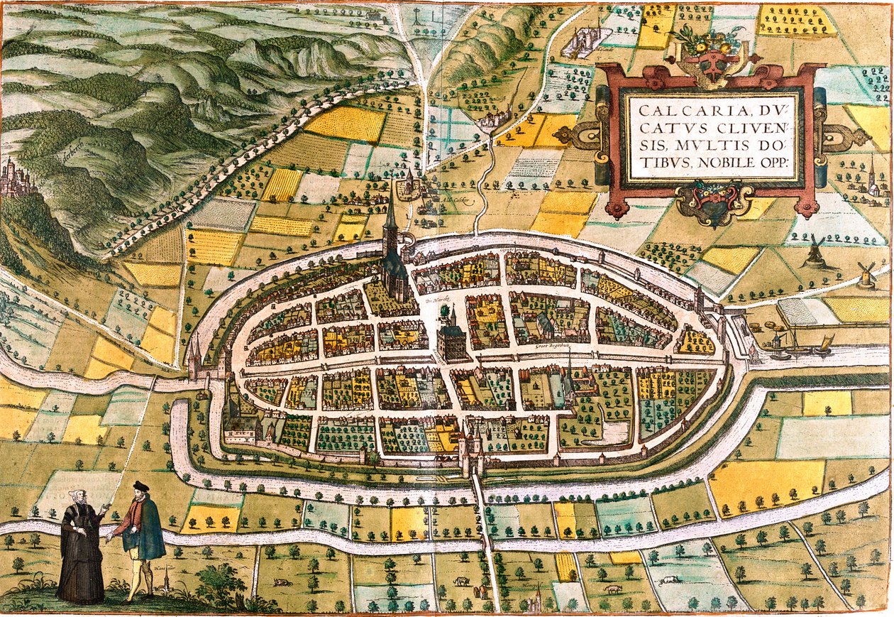 Piano di Kalkar, Germania da Franz Hogenberg
