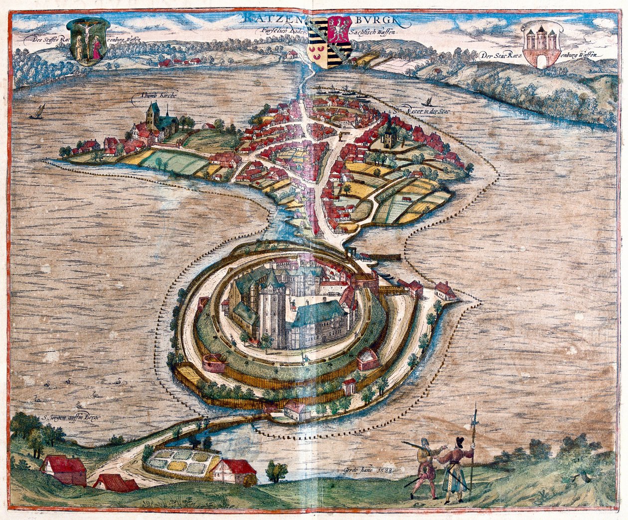 Ratzeburg, Germania da Franz Hogenberg