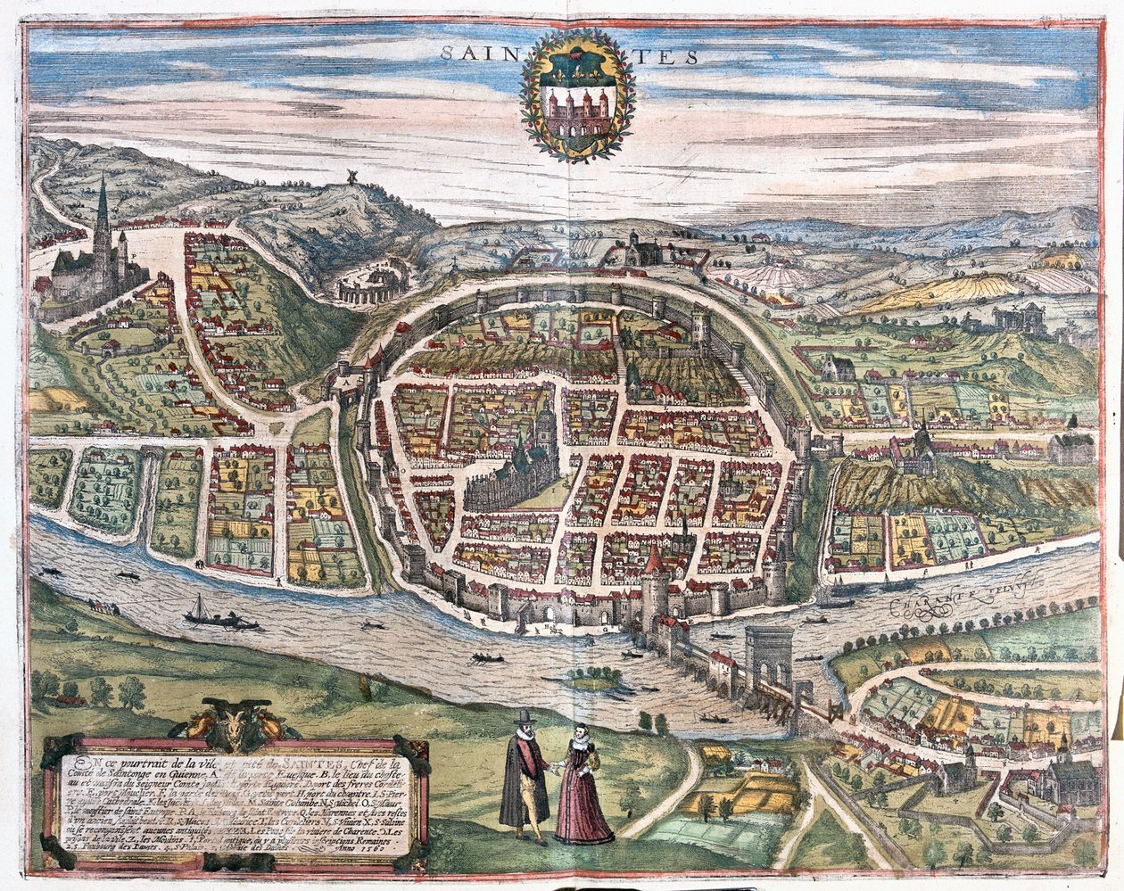 Saintes, Francia da Franz Hogenberg