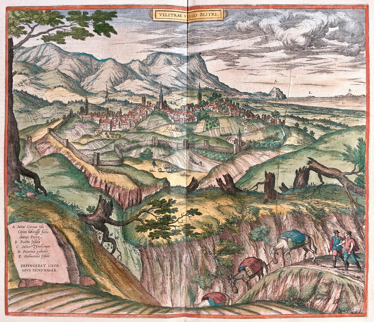 Velletri, Italia da Franz Hogenberg