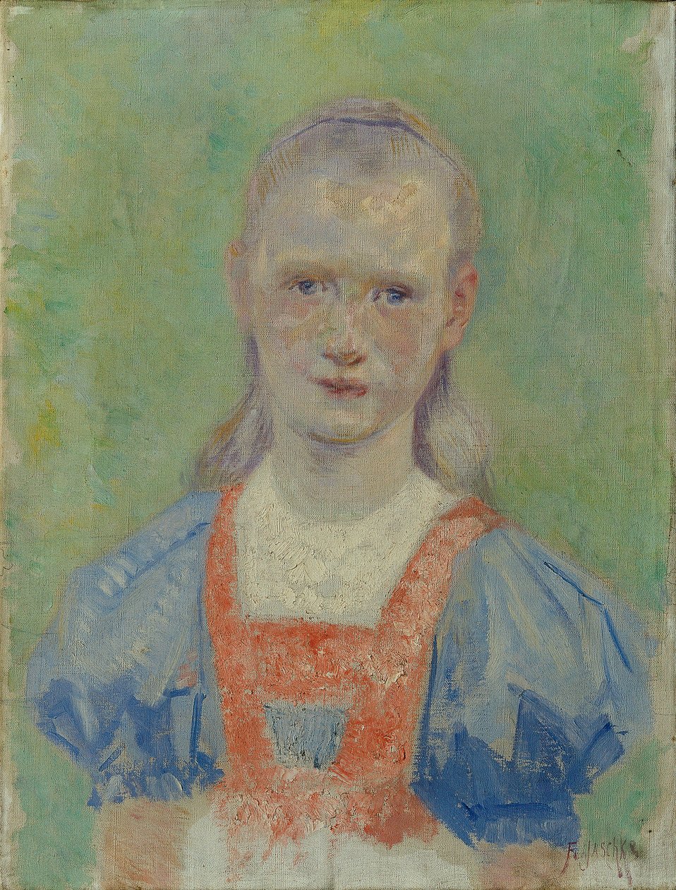 Ritratto di ragazza da Franz Jaschke