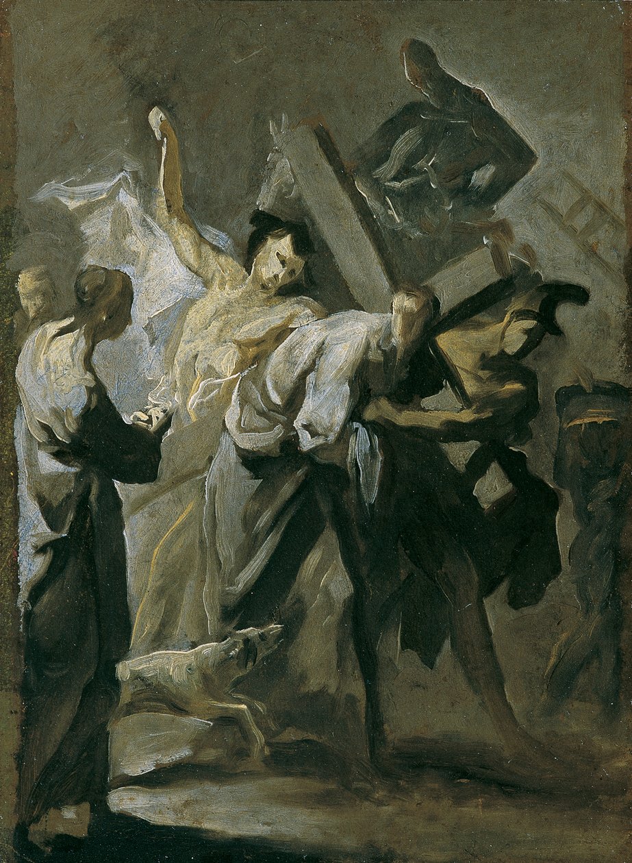 Cristo porta la croce da Franz Joseph Spiegler