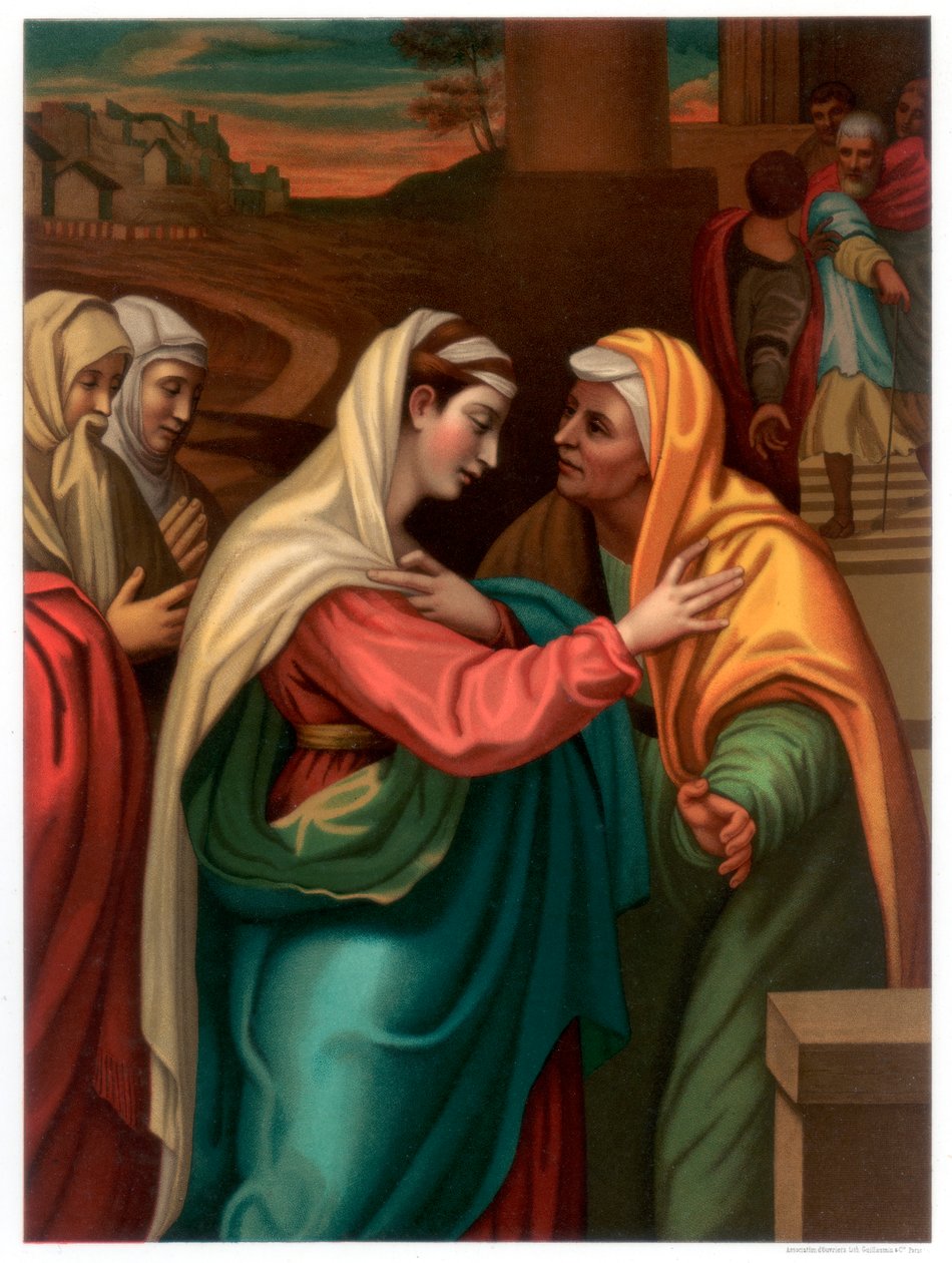 La Visitazione, 1518-1519, 1870 da Franz Kellerhoven