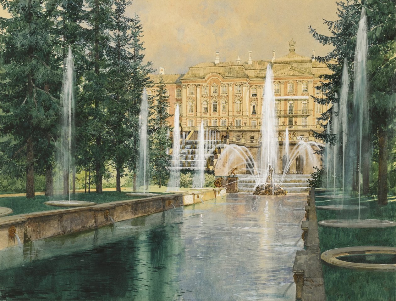 Peterhof, 1898 da Franz Kopallik