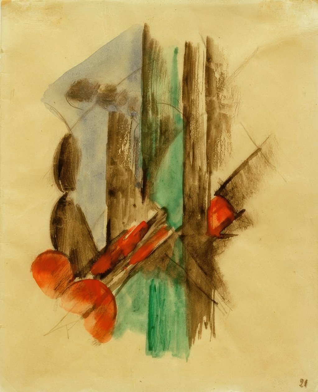 Composizione astratta da Franz Marc