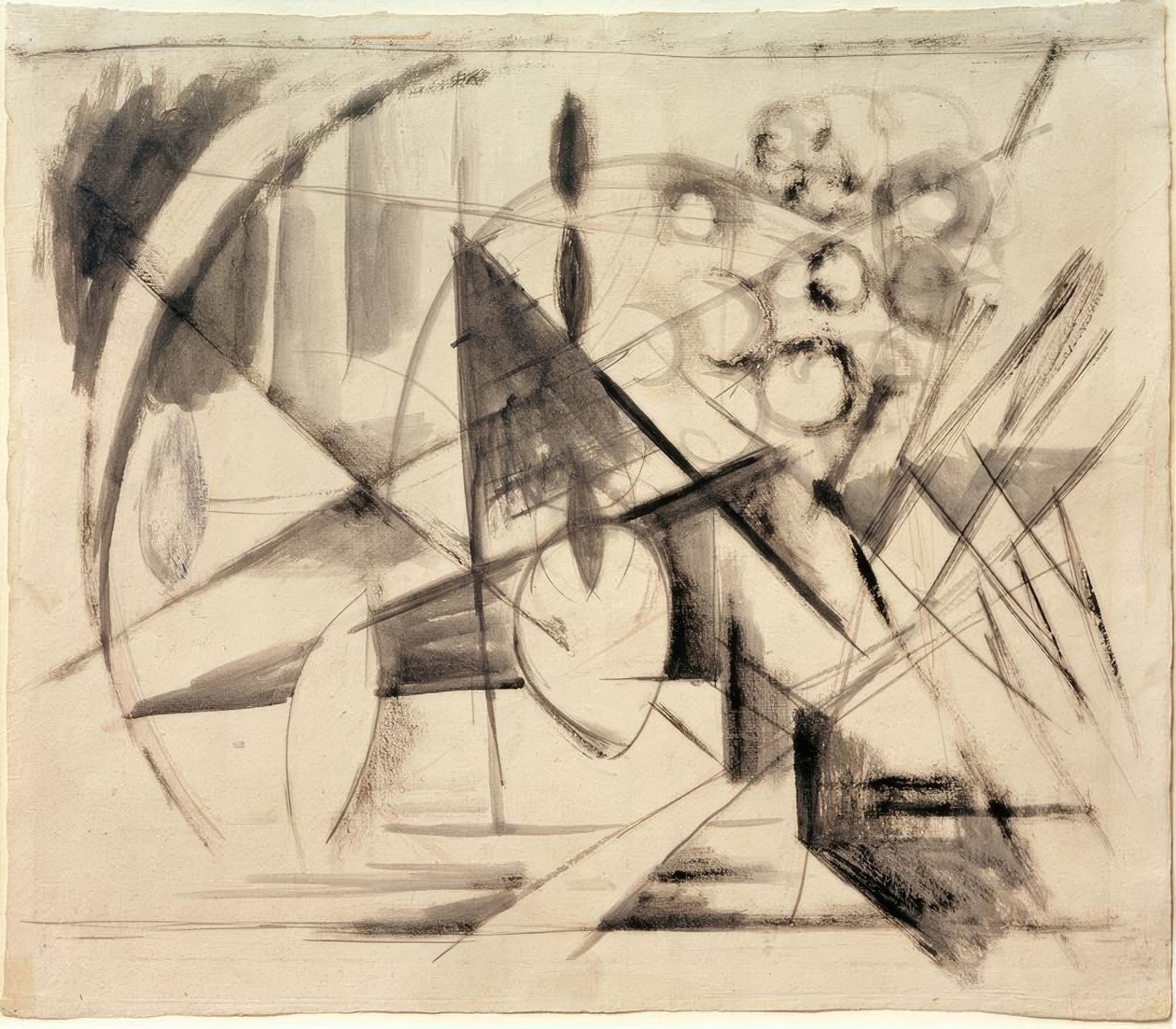 Disegno astratto da Franz Marc