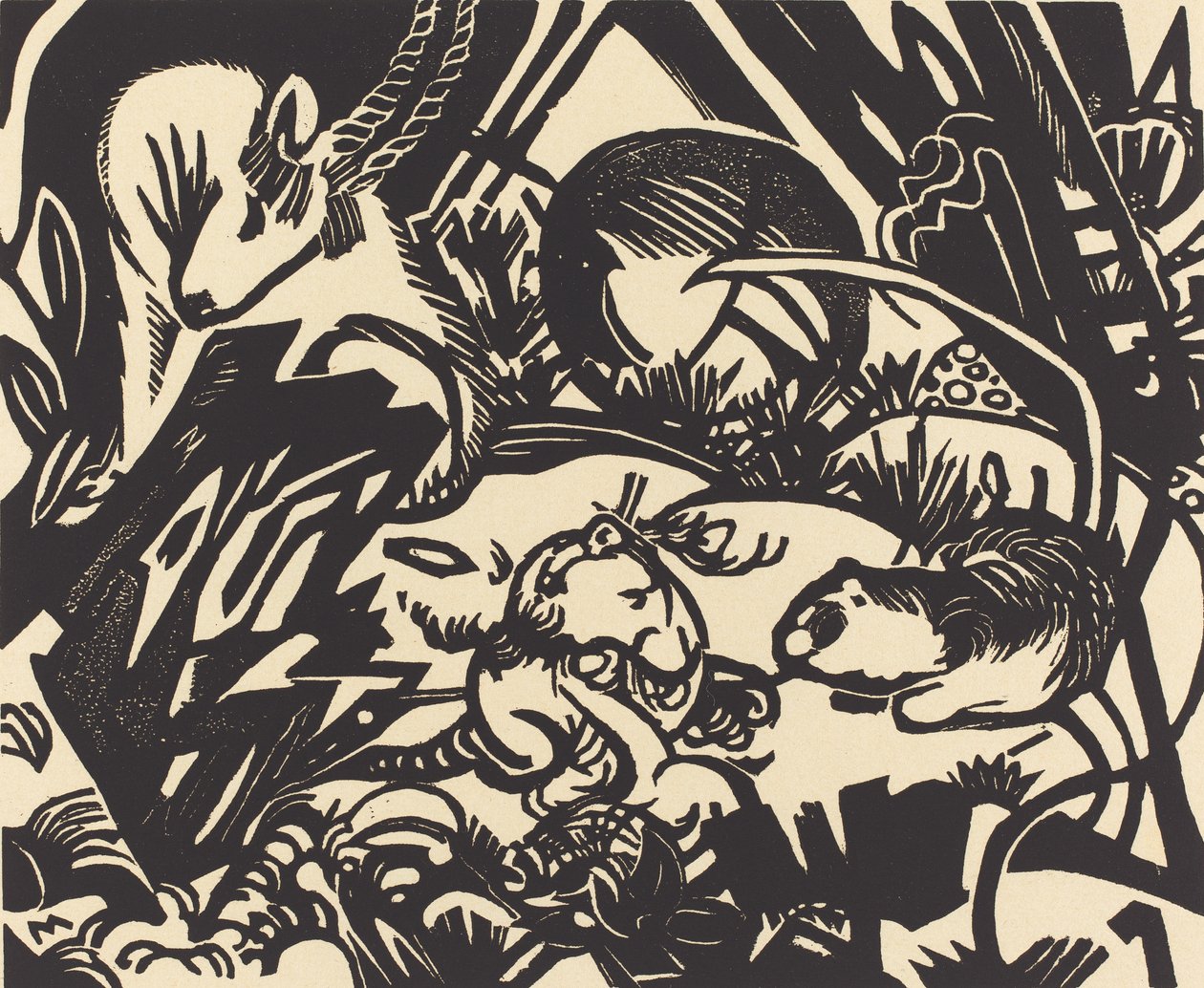 Leggenda degli animali (Tierlegende) da Franz Marc