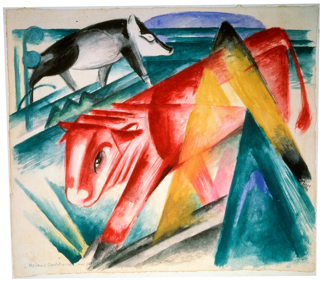 Animali, 1912-1913 da Franz Marc