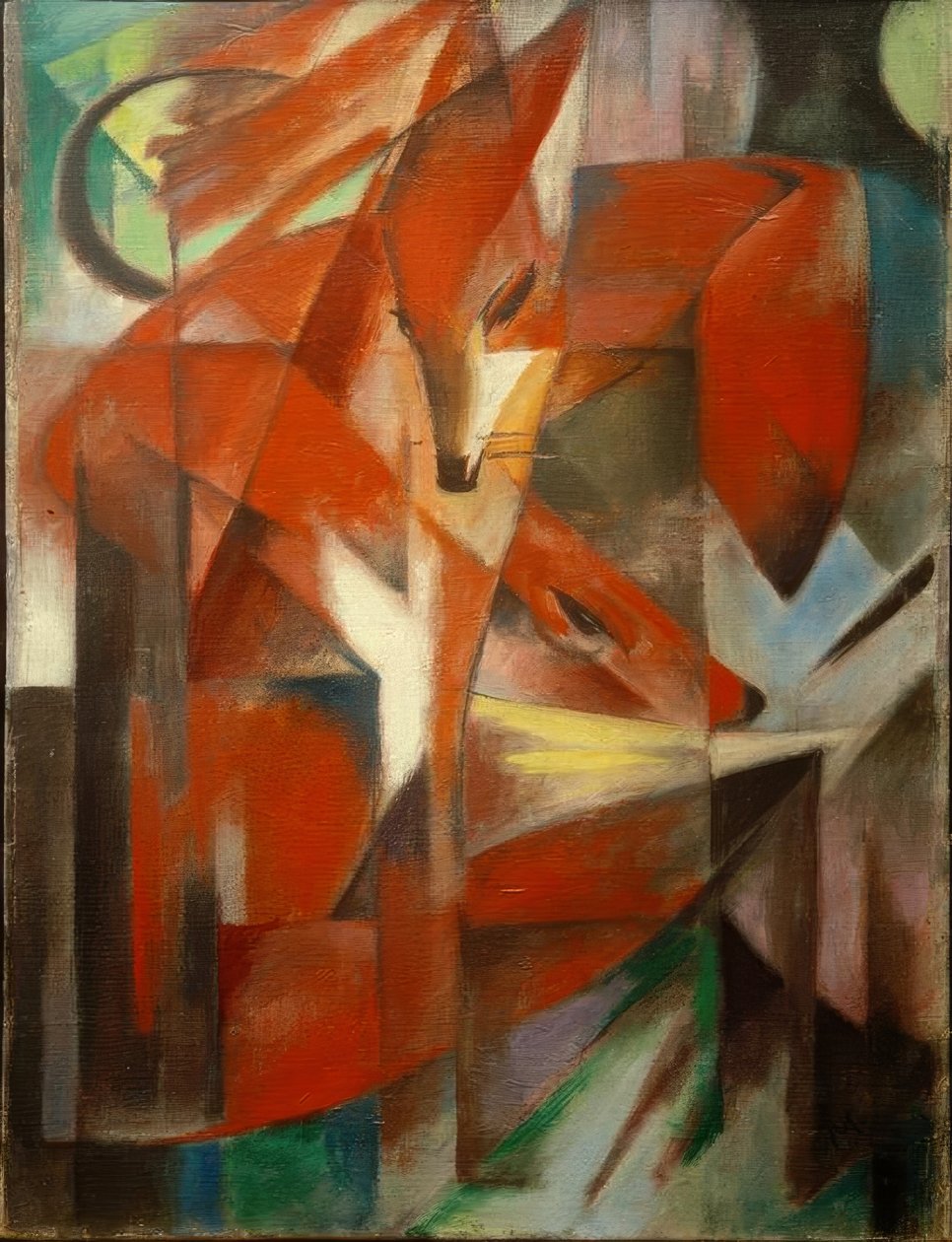 Le volpi da Franz Marc