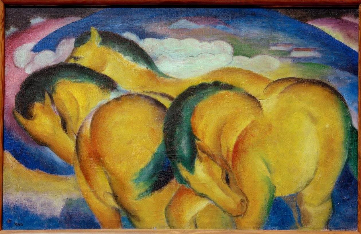 I piccoli cavalli gialli da Franz Marc