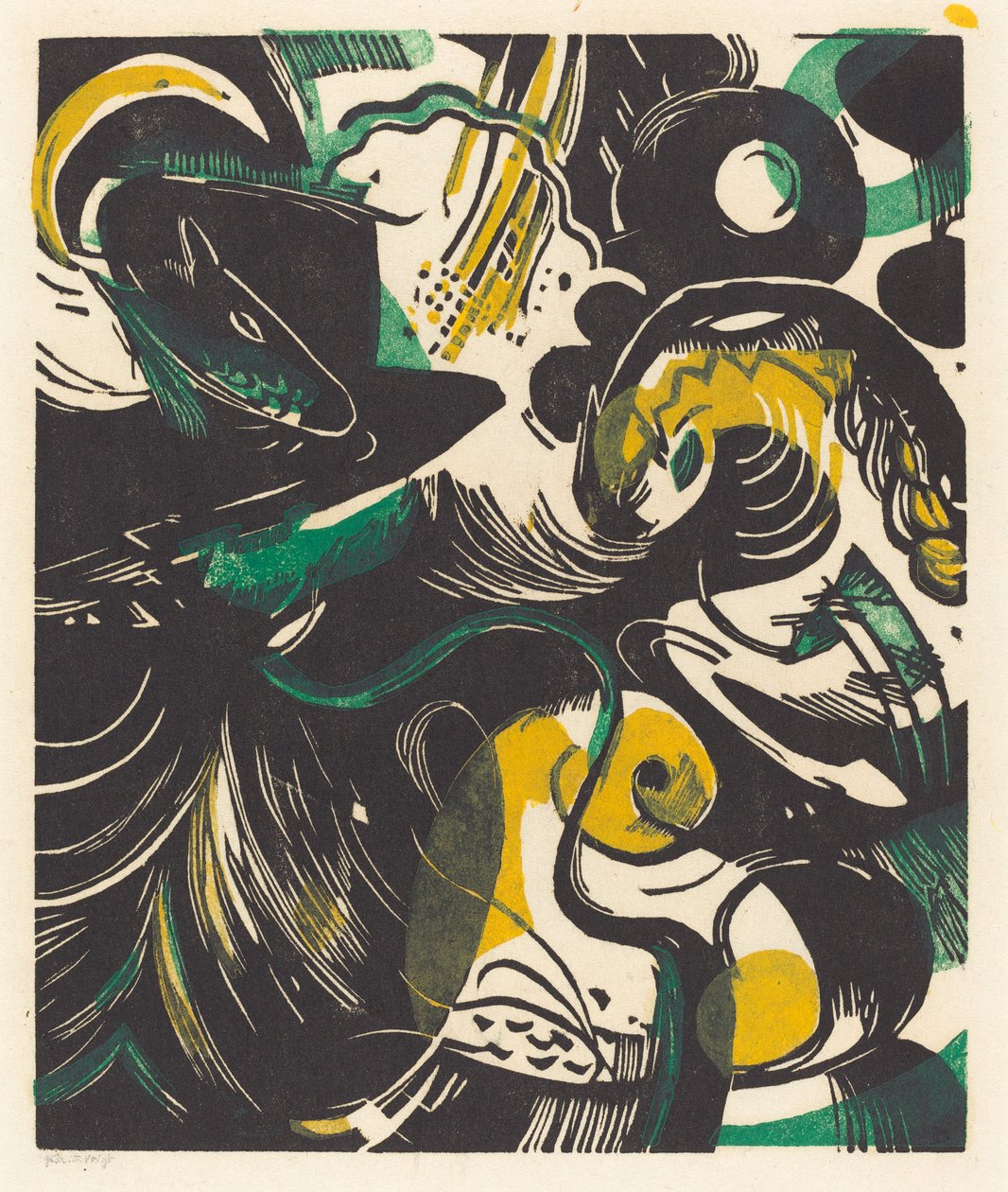 Genesi II Schopfungsgeschichte II da Franz Marc