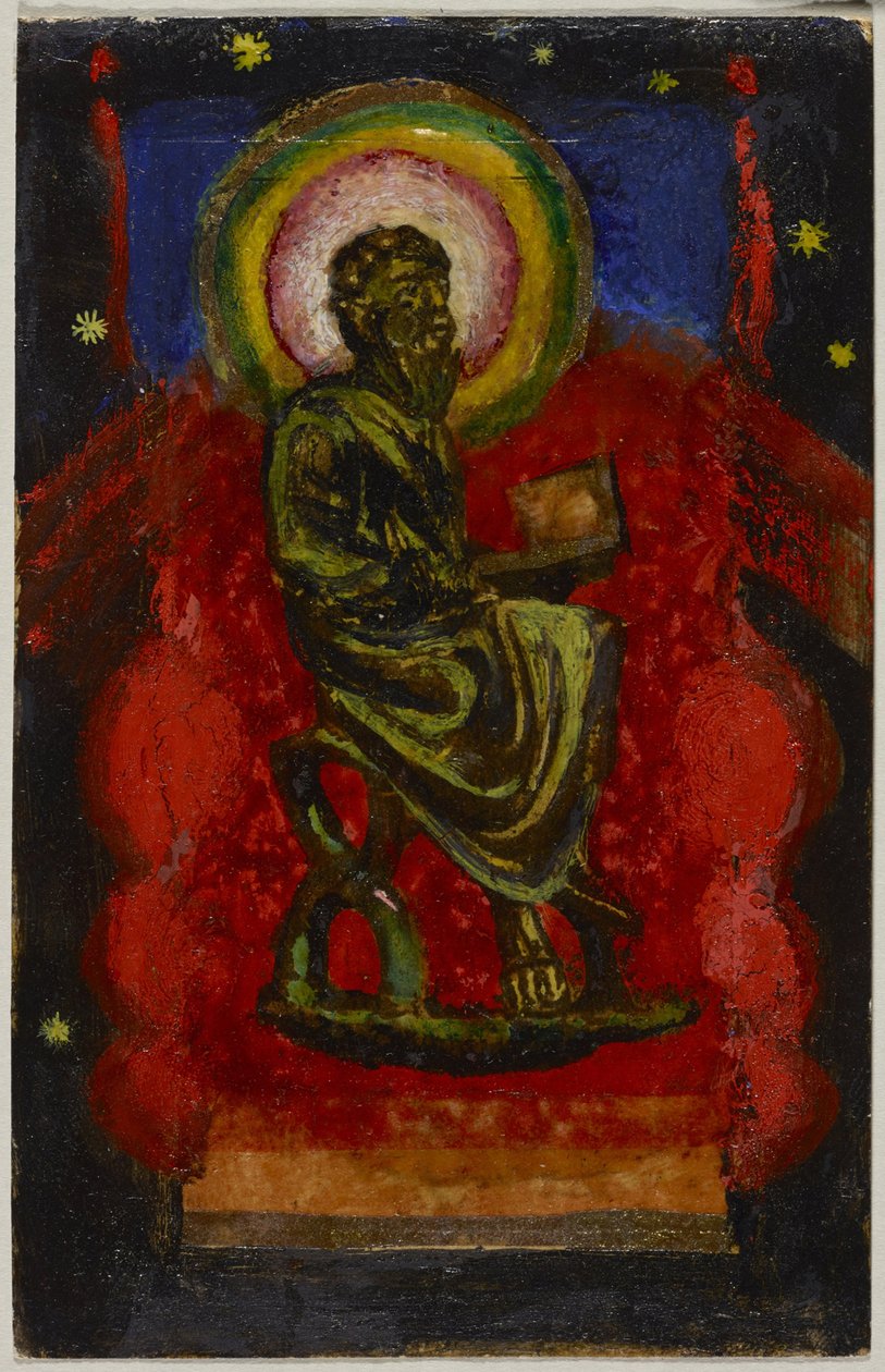 Tedesco: Santo seduto da Franz Marc