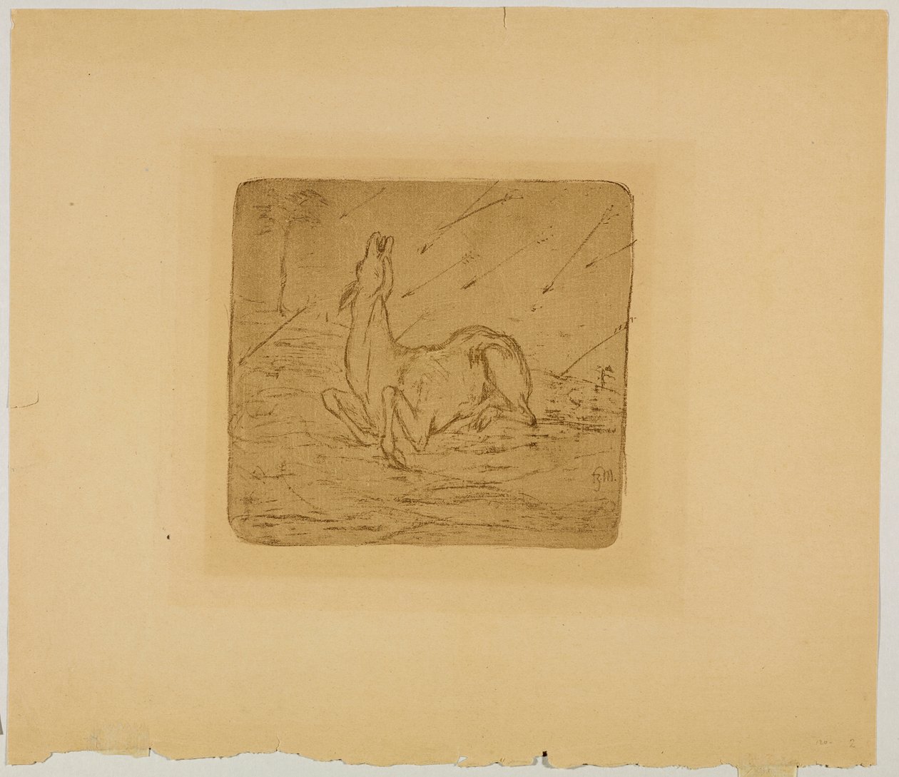 Tedesco: Cervo morente da Franz Marc