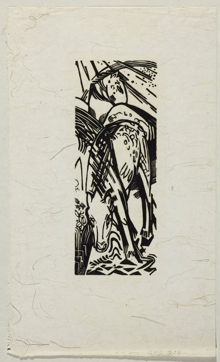 Tedesco: Cavallo da bere da Franz Marc