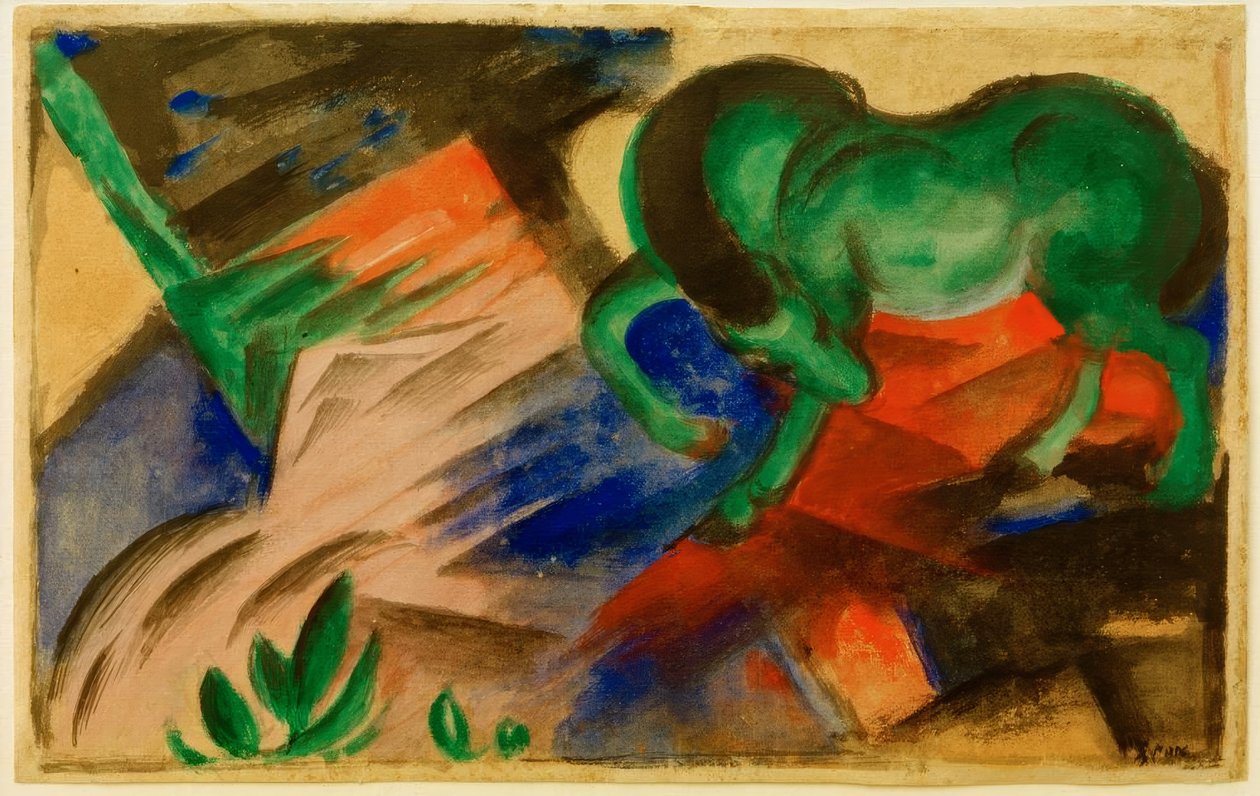 Cavallo verde da Franz Marc