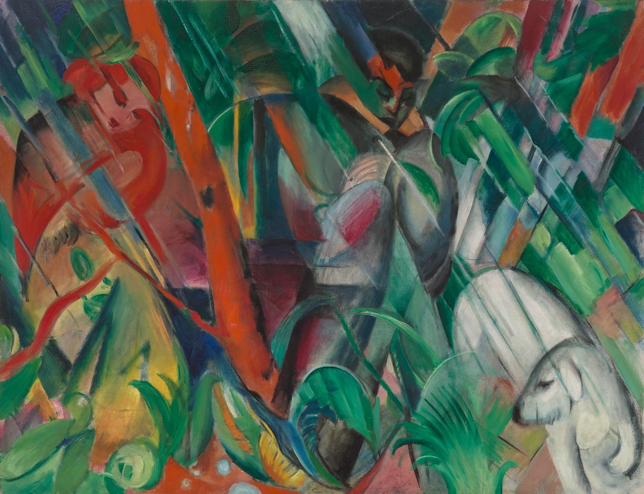 Sotto la pioggia da Franz Marc