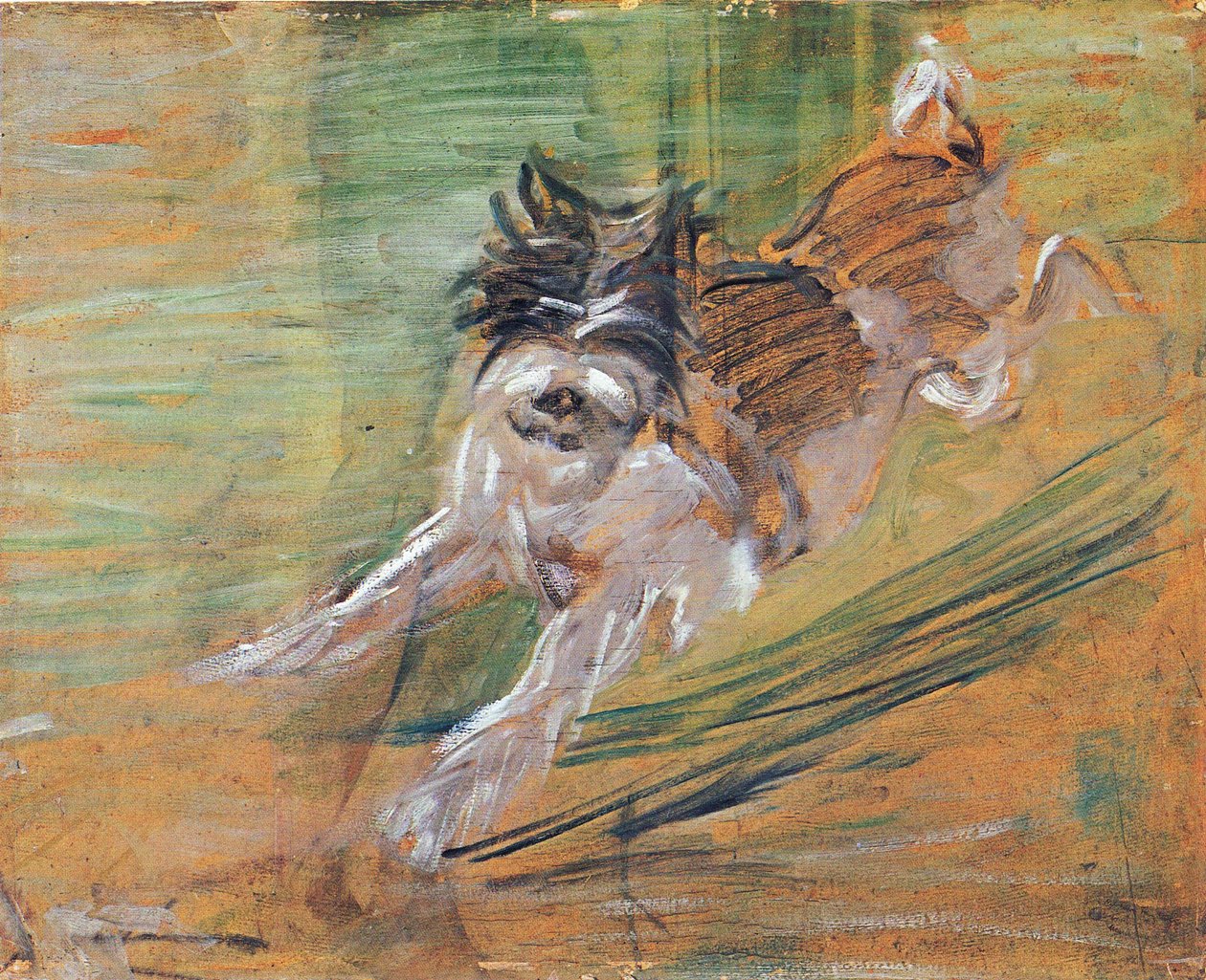 Cane che salta da Franz Marc