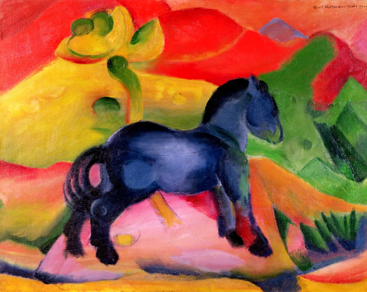 Piccolo cavallo blu, 1912 da Franz Marc