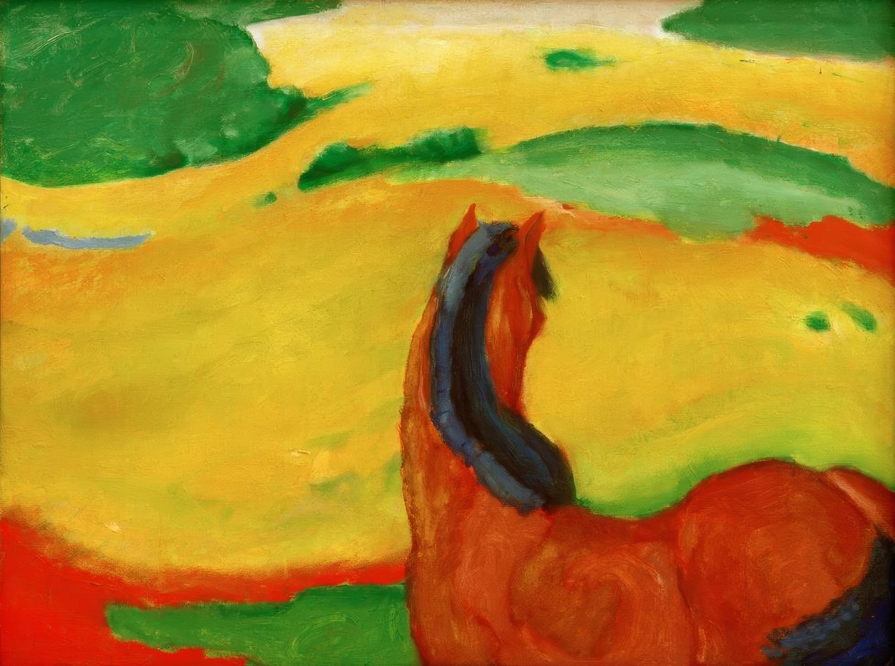 Cavallo nel paesaggio da Franz Marc