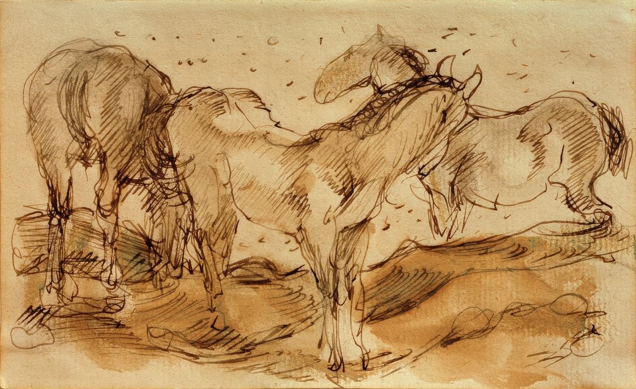 Cavalli al pascolo da Franz Marc