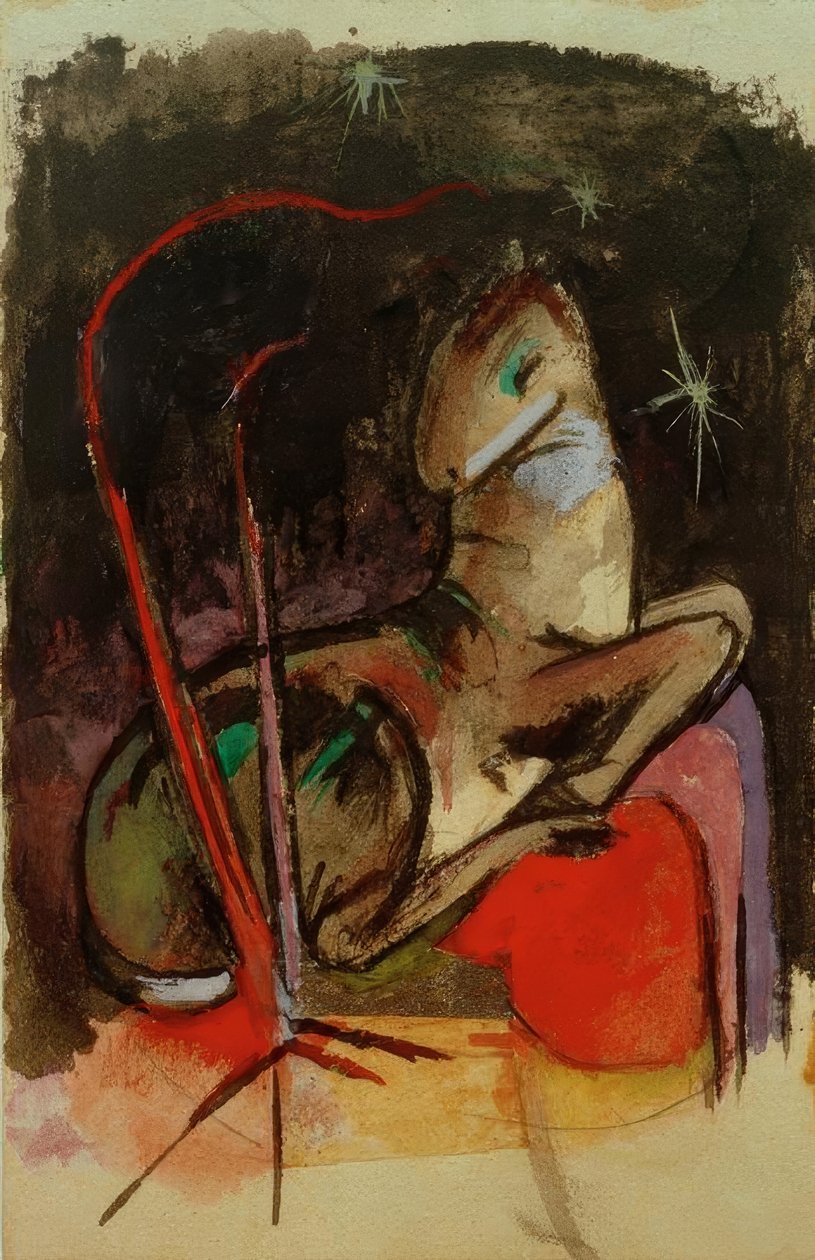 Animale a riposo da Franz Marc