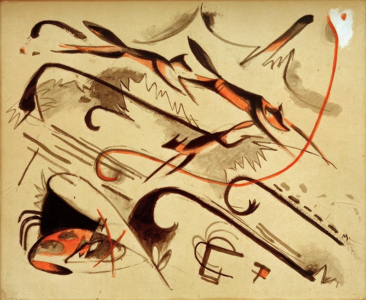 Scherzo (volpi che giocano) da Franz Marc