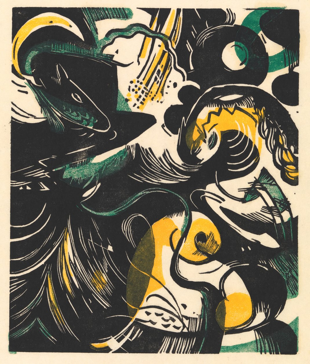Storia della creazione II da Franz Marc