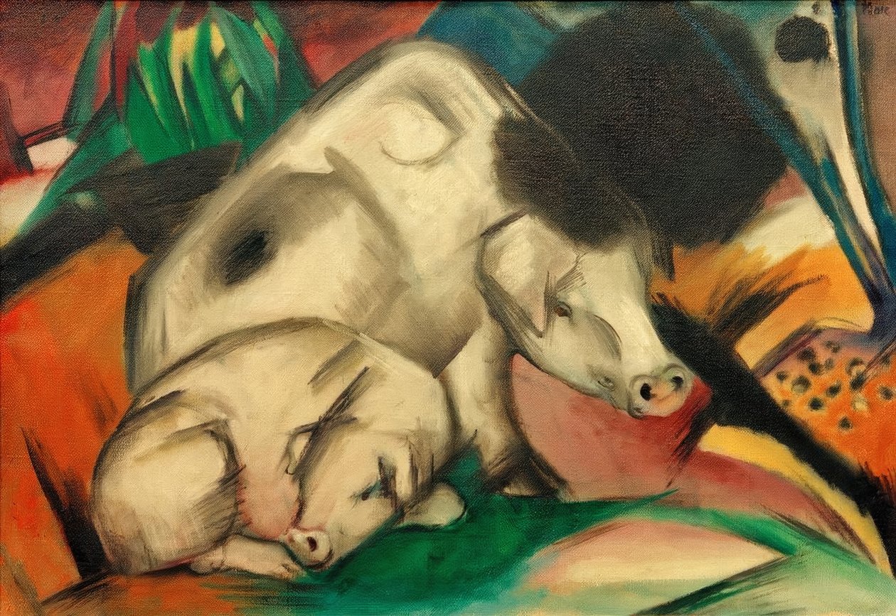 Maiale (Scrofa) da Franz Marc