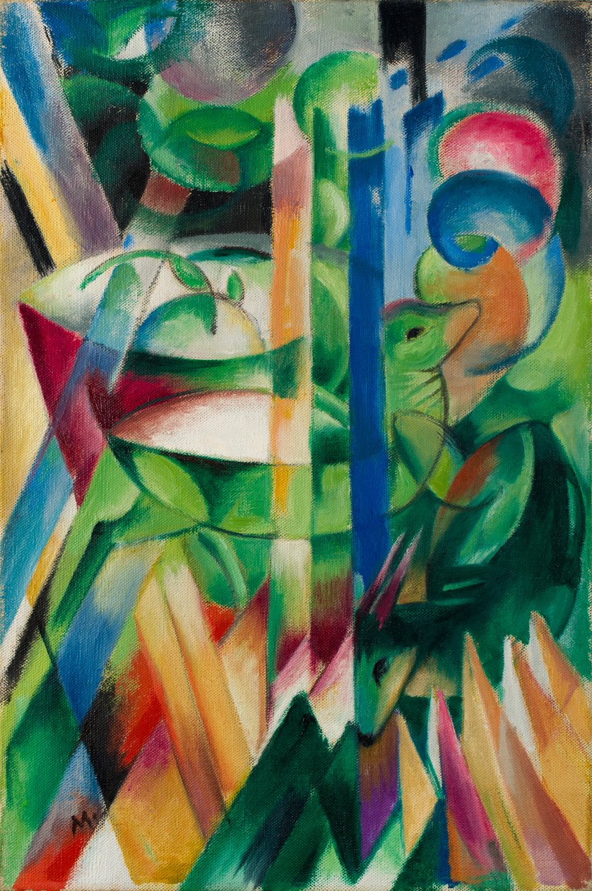 I piccoli capretti di montagna da Franz Marc
