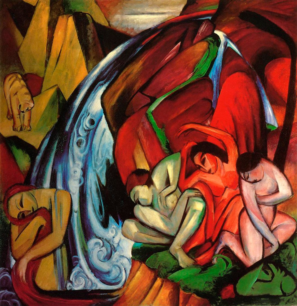 La cascata da Franz Marc