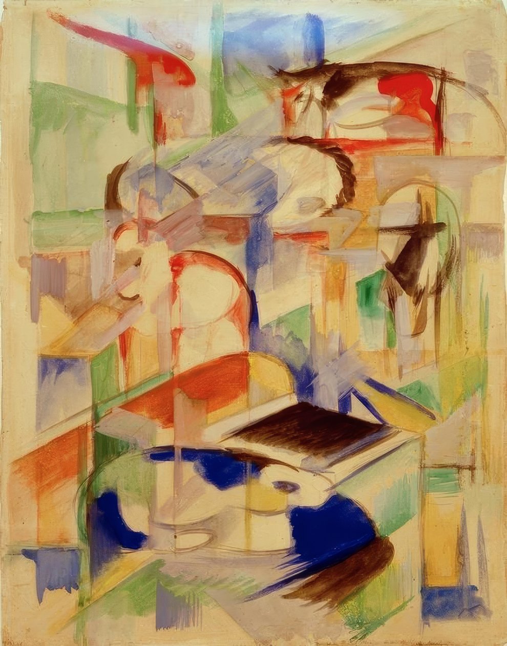 Composizione di animali da Franz Marc