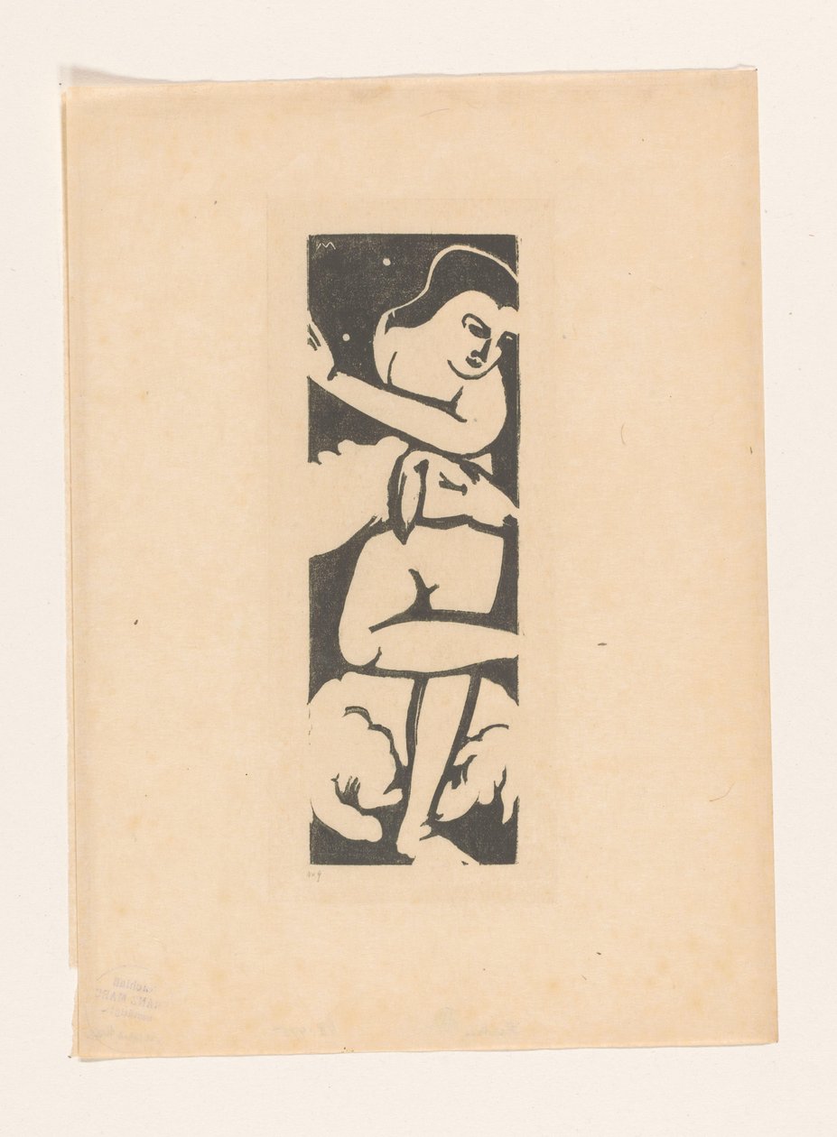 Donna con due pecore da Franz Marc