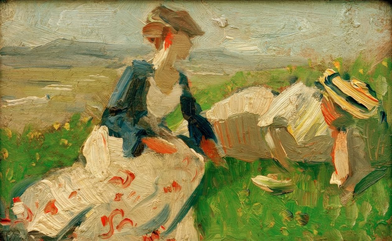 Due donne sulla montagna da Franz Marc