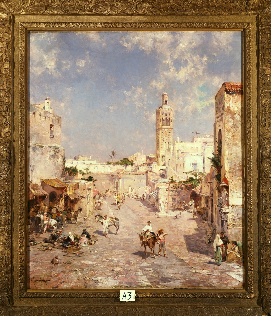 Figure in una città moresca da Franz Richard Unterberger
