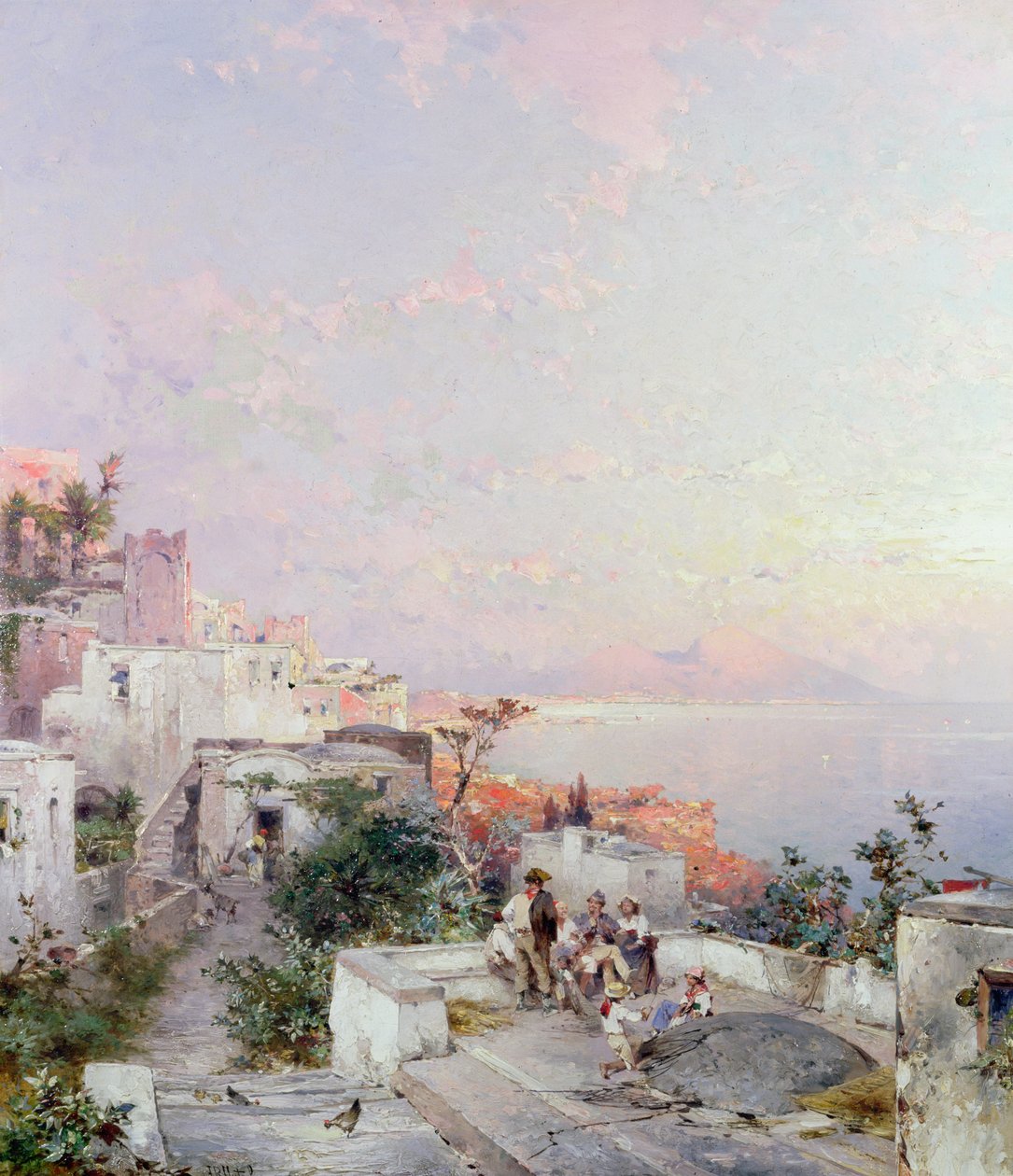 Posillipo, Napoli da Franz Richard Unterberger