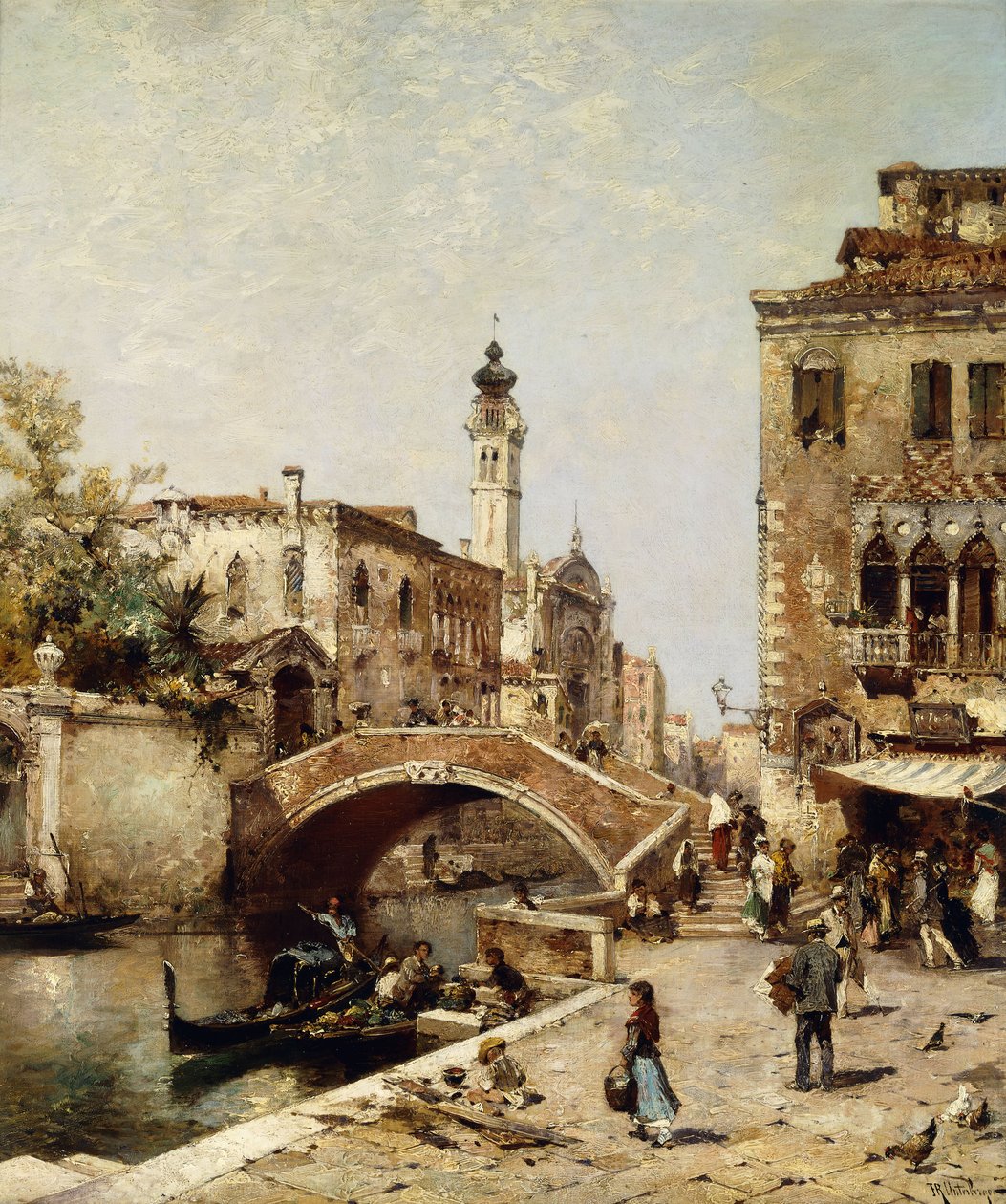 Canale di Santa Caterina, Venezia da Franz Richard Unterberger